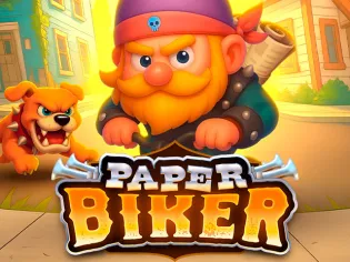 Paper Biker game screenshot